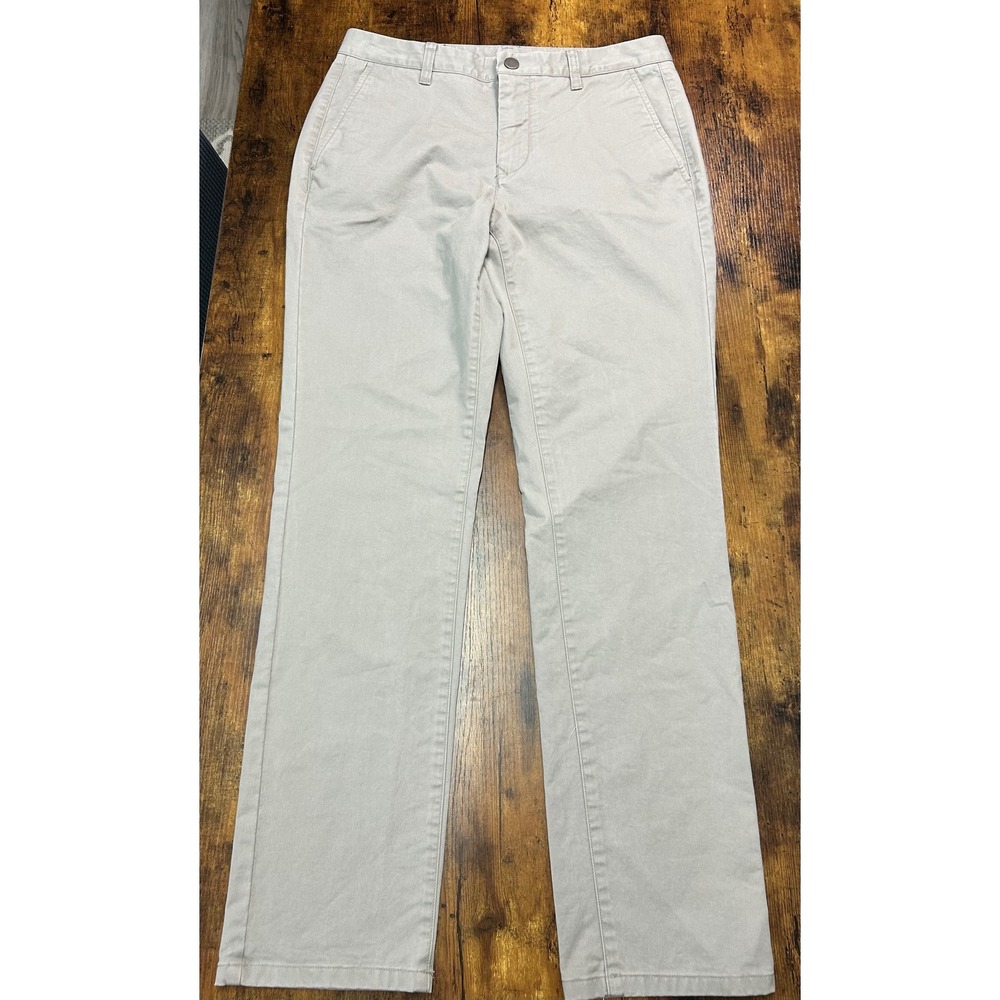 Bonobos Tailored Fit luxury Chinos Mens 30x30 Khaki Tan Stretch Cotton Pants